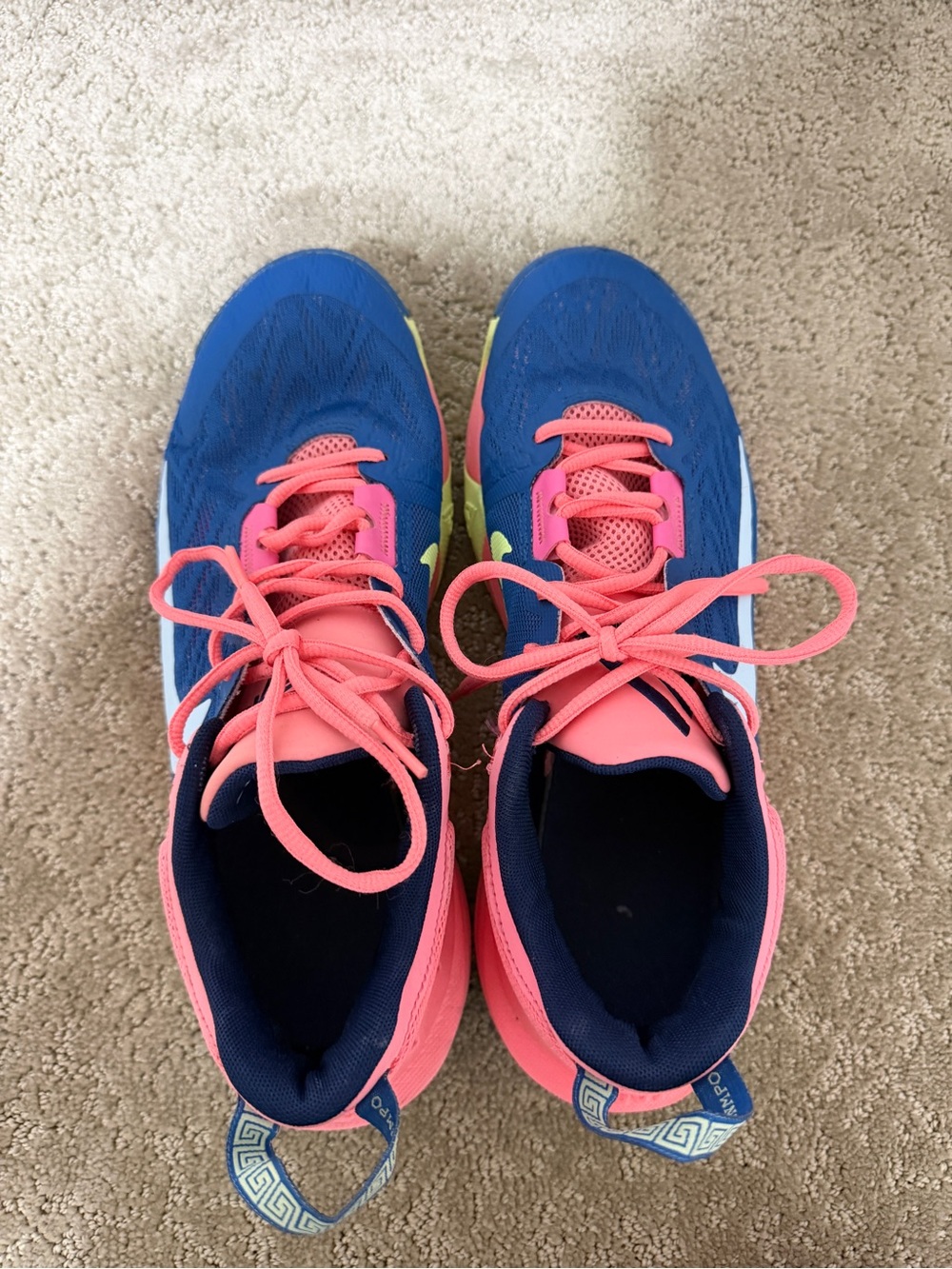 Nike Giannis Immortality 2 The Wonder Blue Pink Basketball Shoes Men’s 9.5